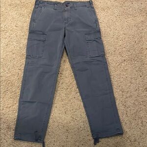 American Eagle Outfitters Men's Blue Cargo Pants